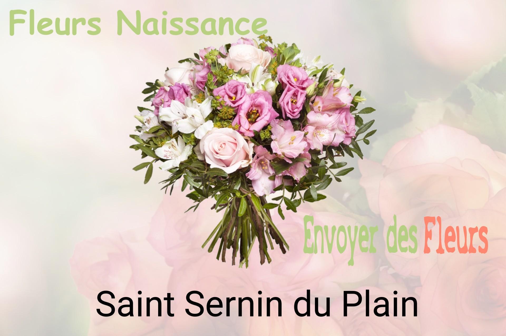 Bouquet de fleurs de naissance livré à Saint-Sernin-du-Plain